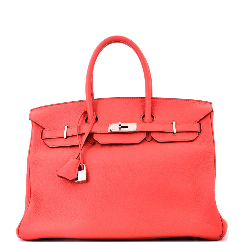 Hermes Birkin 35 Pink Togo with Palladium Hardware